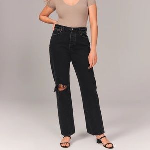 Abercrombie & Fitch The Dad High Rise Jean Size 0S / 25